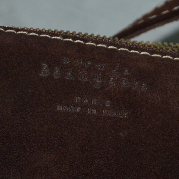 Ursula Beaugeste Dark Brown Suede Double Handle Tote Shoulder Handbag - Picture 6 of 6